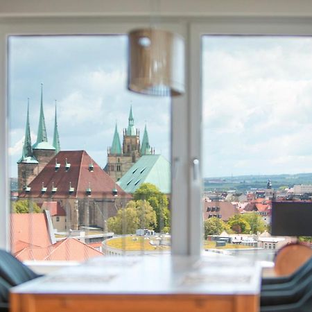 At The Top - Penthouse Ueber Den Daechern Der Stadt Erfurt Esterno foto