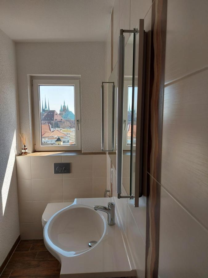 At The Top - Penthouse Ueber Den Daechern Der Stadt Erfurt Esterno foto